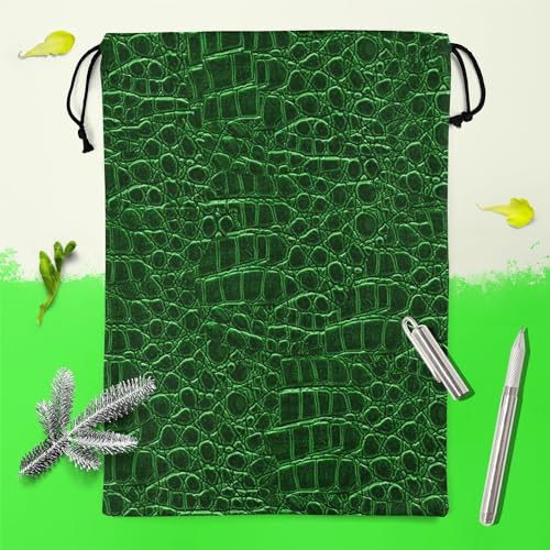 Image of ArtzFolio Crocodile Hide D1 | Reusable Sack Bag | Bag for Gym, Storage, Vegetable & Travel