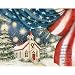 LANG - "An American Christmas", Boxed Christmas Cards, Artwork by Susan Winget - 18 Cards with 19 Envelopes - 5.38 x 6.88 Inches
