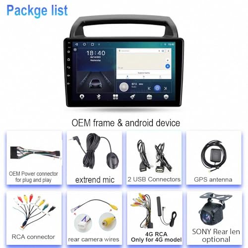 Navegador GPS de camión para KIA Carnival con mapas del mundo actualizados 7