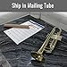 QMG Trumpet Fingering Chart with Color-Coded Notes, Learn Trumpet Technique Suitable for All Levels, Made in the USA
