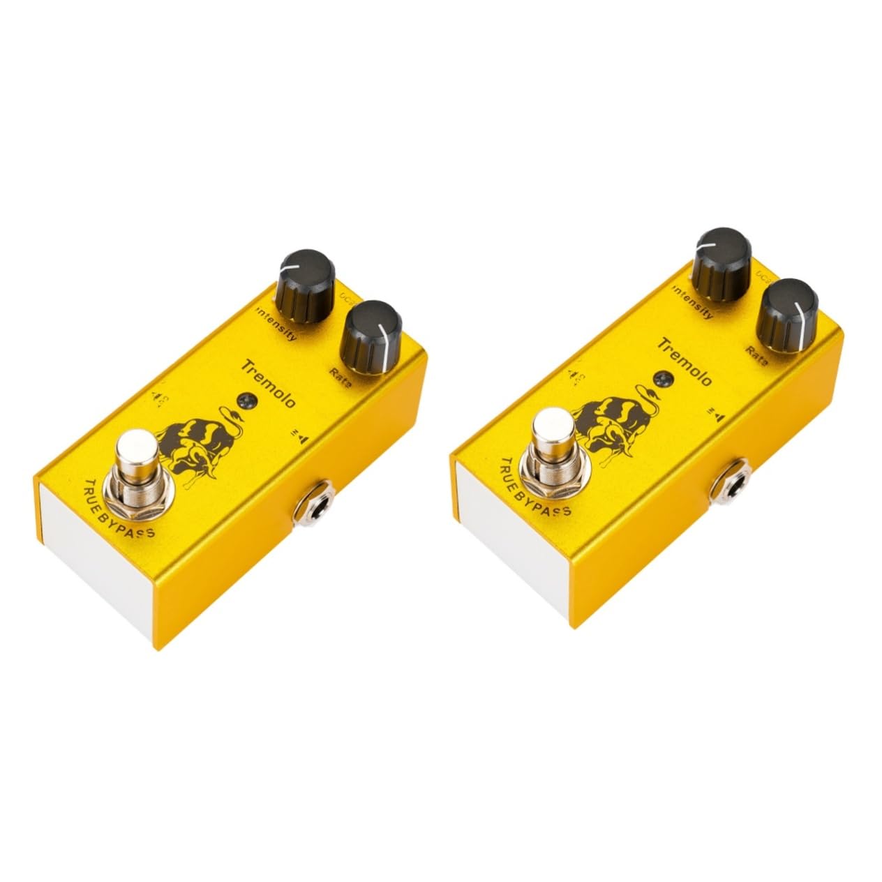 BESTonZON 2 Pièces Effet De Pédale D'Effets De Guitare Pour Effet De Pédale De Véritable Contournement Pour Guitare Électrique Pédale D'Effet Trémolo Véritable Pédale De Trémolo De