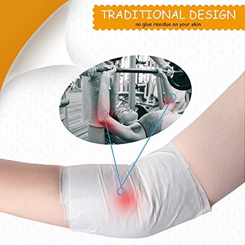 Image of Nuanchu 2 Rolls Non-Woven Cover Roll Stretch Tape 6 in X 10.94 Yard