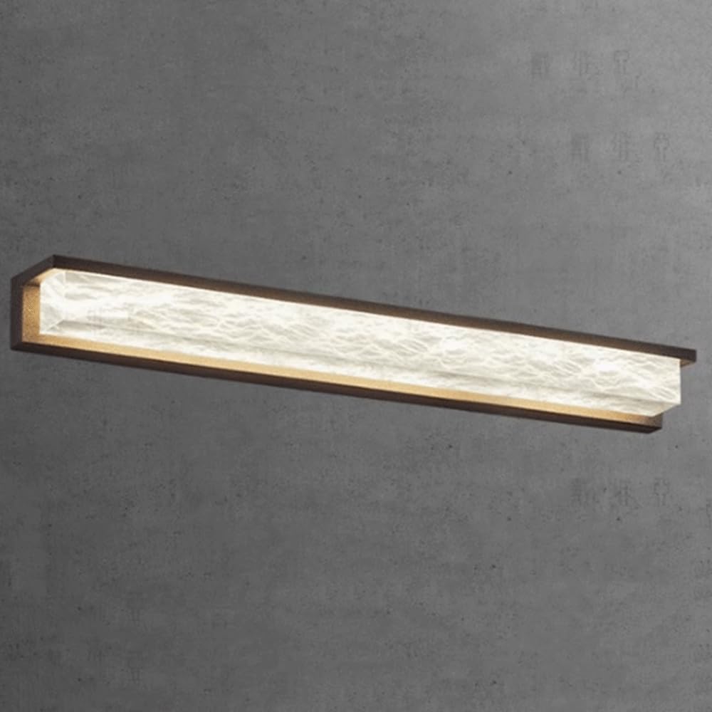 SHUANGZ Cloakroom Light Fixture Marble Rectangle Wall Sconce,Nordic Modern Style Alabaster Wall Light Fixture,Hardwired Stone Wall Mounted Lamp for Bedroom Living Room Hallway Staircase