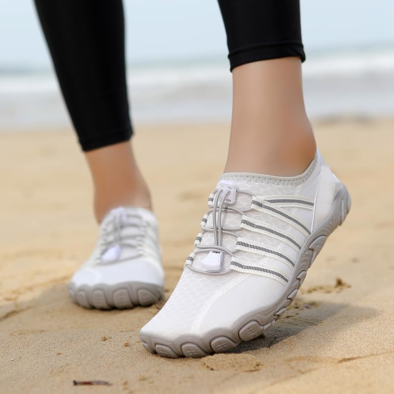 Unisex barefoot hiking shoes, breathable and slip-resistant athletic shoes, wide-toe hiking water shoes, suitable for men and women for hiking, cycling, and other activities—slip-resistant and comfortable on the ground