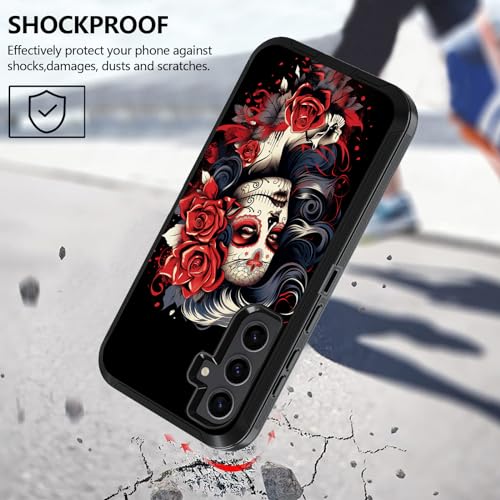 Coque Samsung S23 FE tête de mort antichoc antichoc et robuste