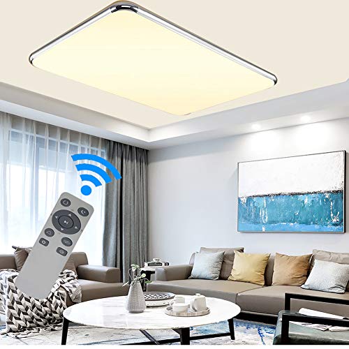 Preisvergleich Produktbild ADEMAY LED Modern Dimmbar Deckenleuchte Deckenlampe Flur Wohnzimmer Lampe Schlafzimmer Küche Panel Leuchte Energie Sparen Licht (72W)