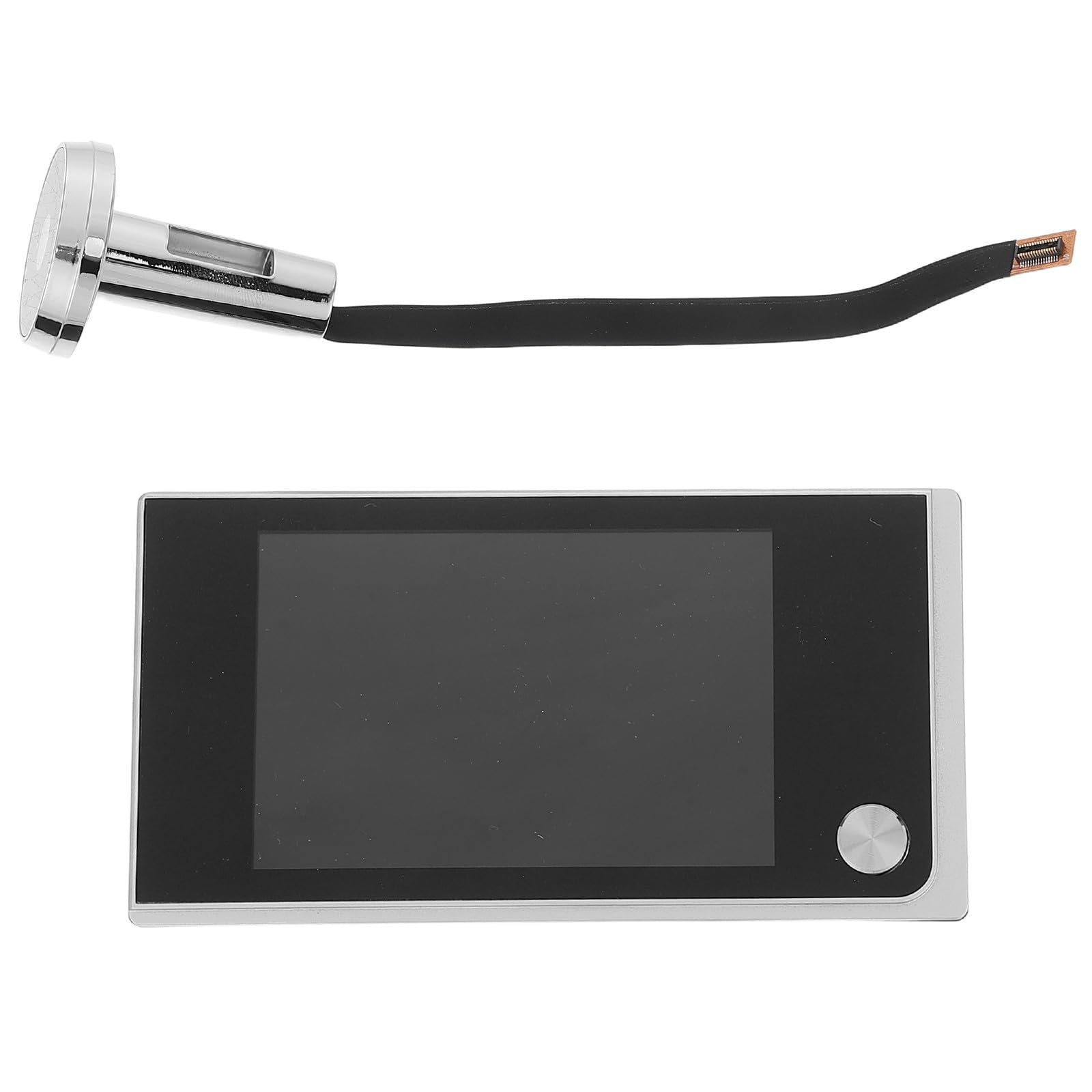 HOMSFOU Elektronischer Türspion 3,5 Zoll LCD mit 120 Grad Weitwinkel HD Bildschirm Kunststoff und Metall für Wohnungen und Hotels zur Sicheren Türüberwachung