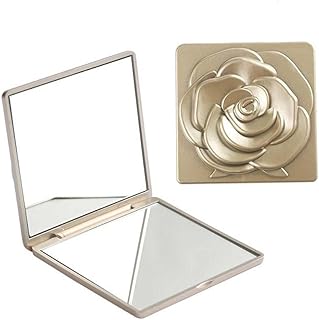 Espejo de escritorio con diseño de rosas y fl...