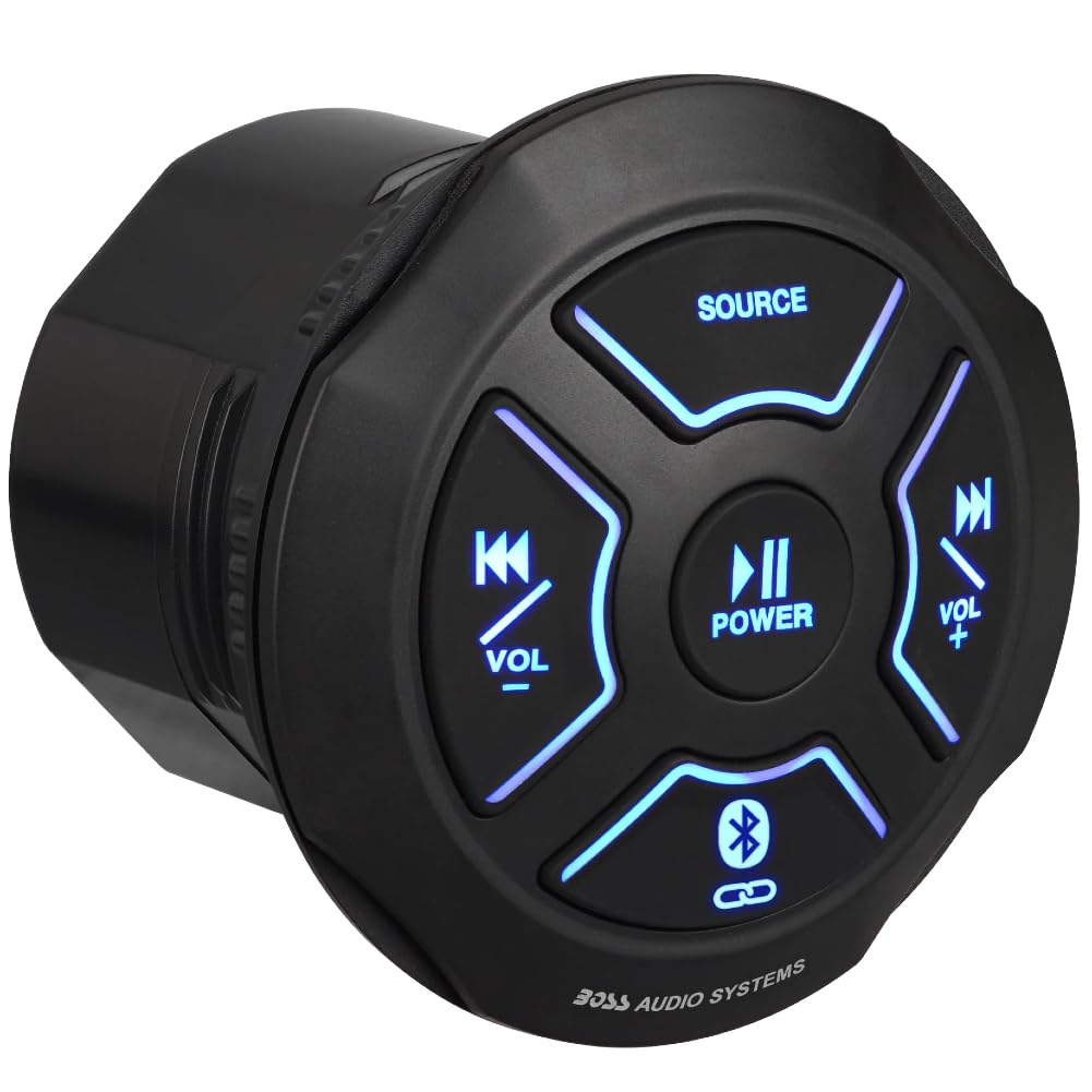 Set pour Boss Audio Systems MG250W.64 1 kit multimédia Bluetooth et Deux Paires d'enceintes 16,5 cm 6,5", 90 Watts rms 180 Watts Max, 1 kit + Accessoires d'installation + câble aux 3,5 mm Offert