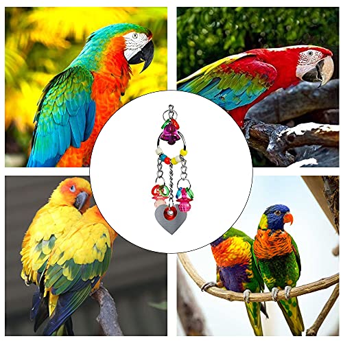 NA Hanging Swing Shredding Chewing Toys Parrot Bite Toy Bird Cage Accessories for Small Parakeets, Cockatiels, Budgies, Conures - Image 9