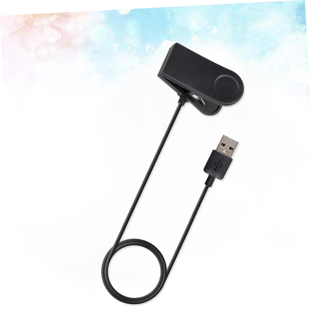 jojofuny 3piezas Cargador Para Relojes Inteligentes Clip De Carga Rápida y Estable Cable De Compatible Vivoactive Hr Para Uso Oficina y Viajes