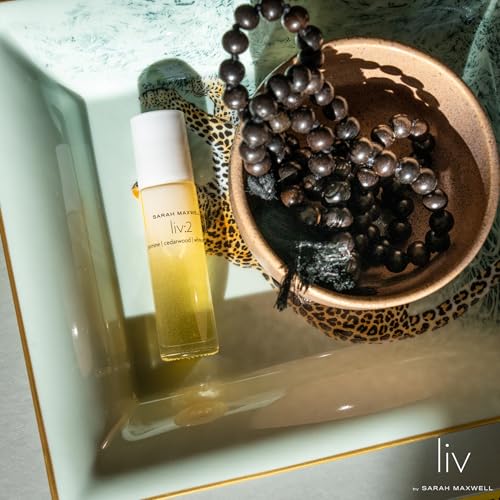 Sarah Maxwell Beauty - Liv:2 Luxury Perfumed Oil | Fragrance for Women - Vegan, Cruelty-Free, Paraben-Free, Roll on Clean Beauty Perfume Oil, Notes of Jasmine, Cedarwood, White Amber (10ml) - Image 6