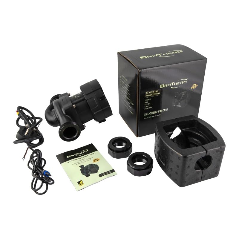BritTherm P6 32/12-180 A-Rated Central Heating Circulating Pump - Image 3