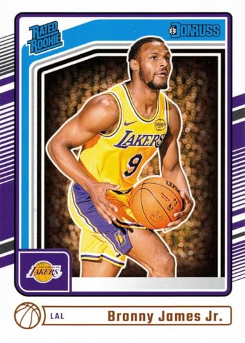 2024-25 Panini Donruss Basketball 243 Bronny James Jr. Rookie Card Lakers - Rated Rookie