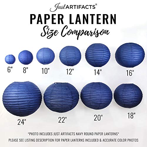 Just Artifacts 12-Inch Peach Paper Lanterns (Set of 5) - Click for More Chinese/Japanese Paper Lantern Colors & Sizes!