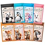 OIXYA 8 Piezas Mascarilla Facial Niña,Skincare Niñas,Mascarillas Faciales para Niñas, Mascarilla Facial Animal Beauty, Mascarillas Faciales Animales con Estampados,Regalos divertidos