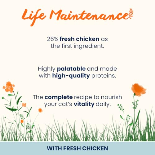 Almo Nature Holistic Maintenance Trockenfutter für Katzen mit frischem Huhn 2Kg