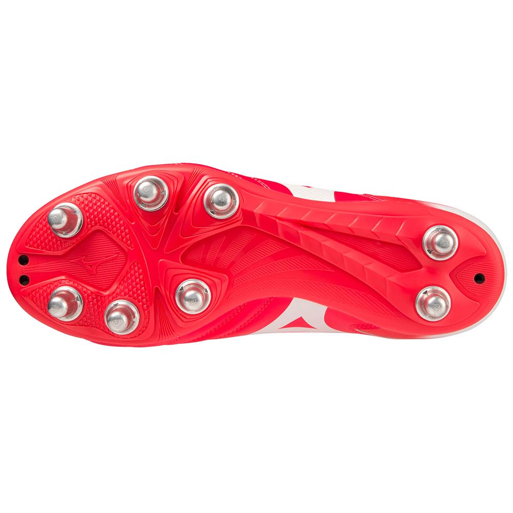 Mizuno Waitangi II Cl Rugby Unisex, Fierycoral2 Blanco, 42 EU
