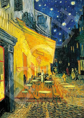 エポック社 2000スーパースモールピース ジグソーパズル 世界の絵画 夜のカフェテラス (38x53cm) 54-230 のり付き ヘラ付き 点数券付き EPOCHのサムネイル