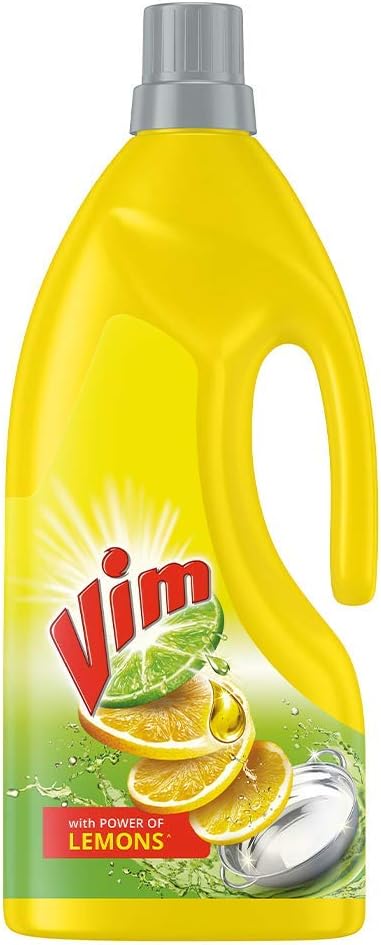 VIM Fresh Lemon Fragrance Dishwash Liquid Gel 1.8 L, Leaves No Residue, Grease Cleaner For All Utensils - Liquid Kitchen Soap, (VIMJ1R5)