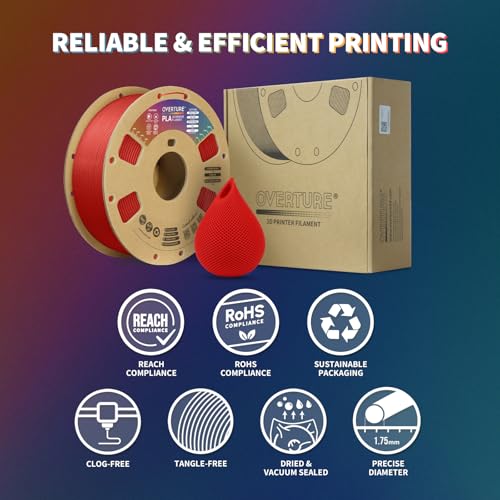 Overture OVPLA175 Pla Filament 1.75Mm Pla 3D Printer Filament thumb #6