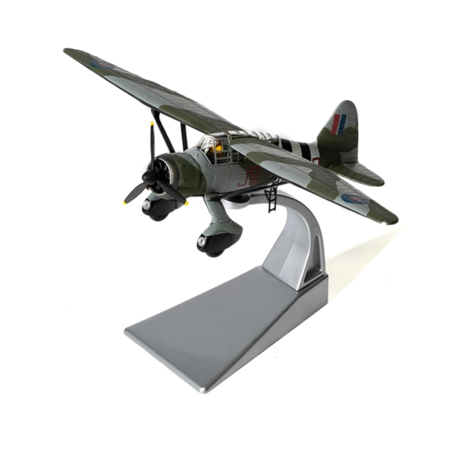 JIFEICHUAN Decorated airplane models 1/72 For British Westland Lysander Reconnaissance Aircraft Model Die-cast Alloy Aircraft Model Party Gifts