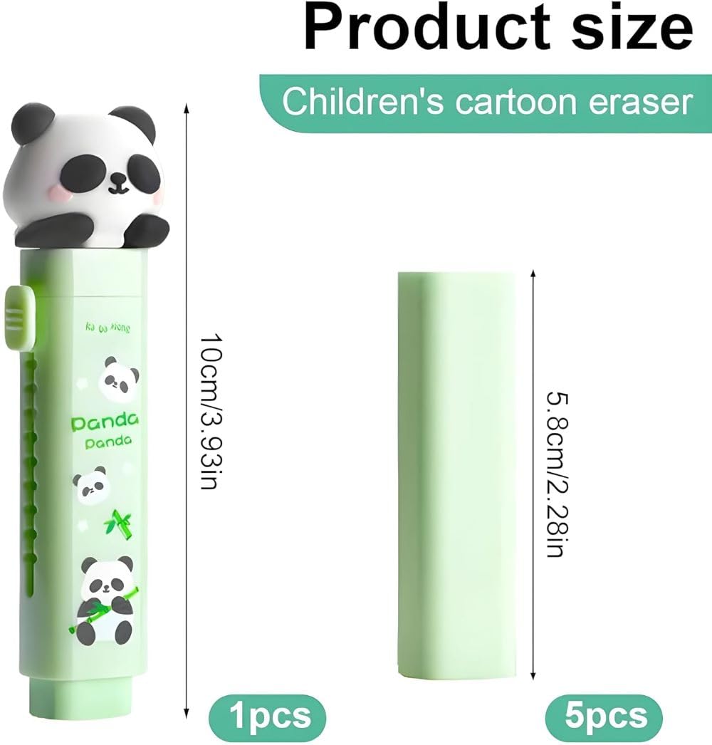 Krupasadhya Unicorn Cutter Shaped Eraser Set for Kids, Cartoon Pencil Eraser for Writing, Drawing & Office School Supplies, Stationary Set, Fancy Birthday Return Gift, Sliding Cute Erasers. 3