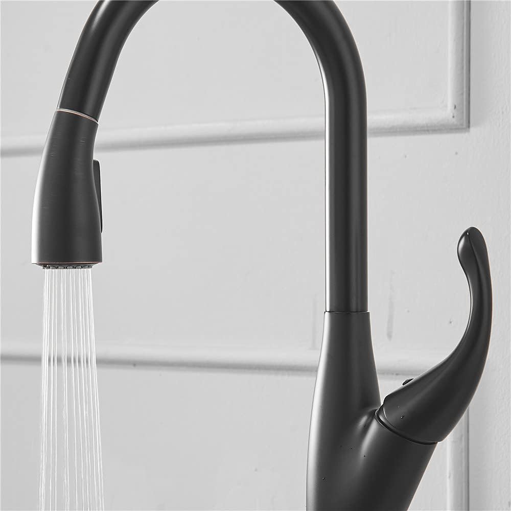 Sensun Kitchen Basin Sink Pull Down Faucet Spray Head Replacement Part Pull-Out Sprayer, Oil Rubbed Bronze