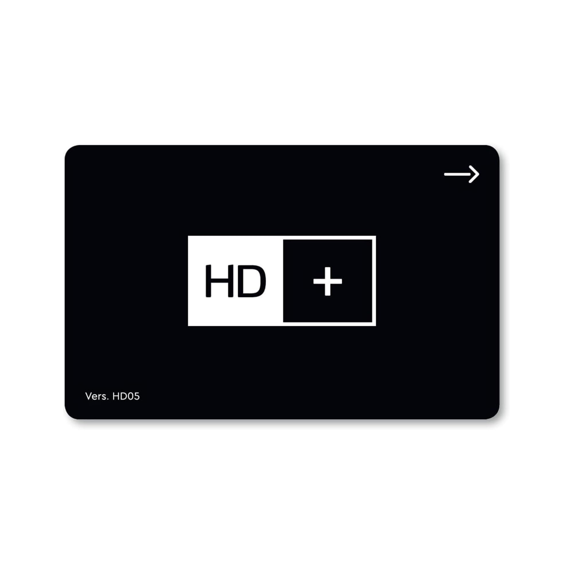 Scheda HD +, durata per 12 mesi, Televisore in luminosa qualità HD (lingua italiana non garantita)