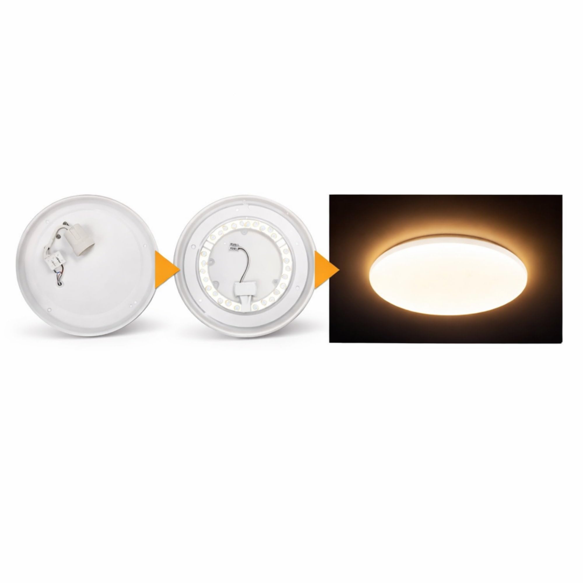 ADAKAT LED Modul, Umrüstsatz mit Magnet, 24W warmweiß