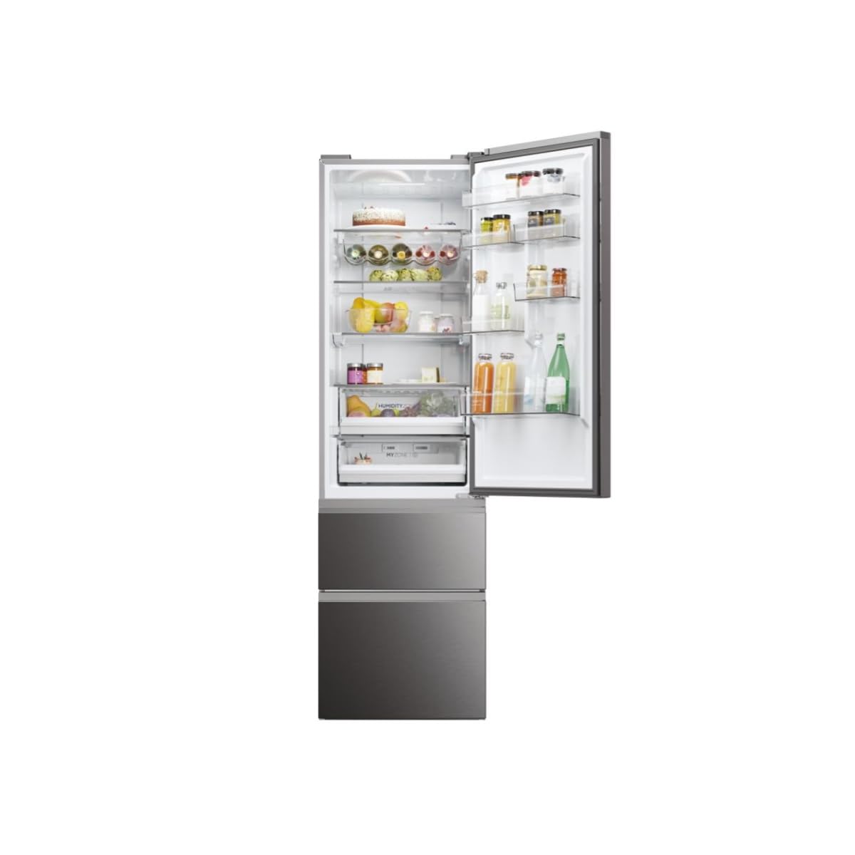 Haier 3d 60 Serie 5 Htw5620enmp Independiente 414 L E Negro frigorífico