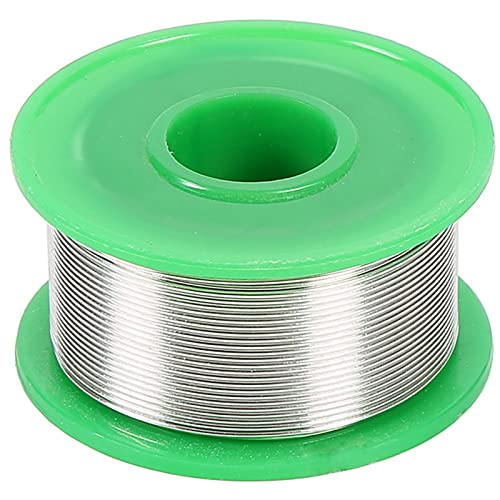 0.8mm Fil à souder sans plomb Sn99.3 Cu0.7,noyau de flux en colophane,Colophane fil de soudure,Bobine d'étain à souder,pour la soudure électrique(20g)