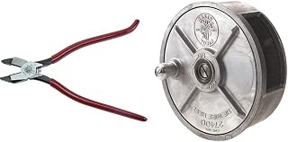 Ironworker's Pliers Aggressive Knurl 9-Inch & Klein Tools 27400 Tie-Wire Reel