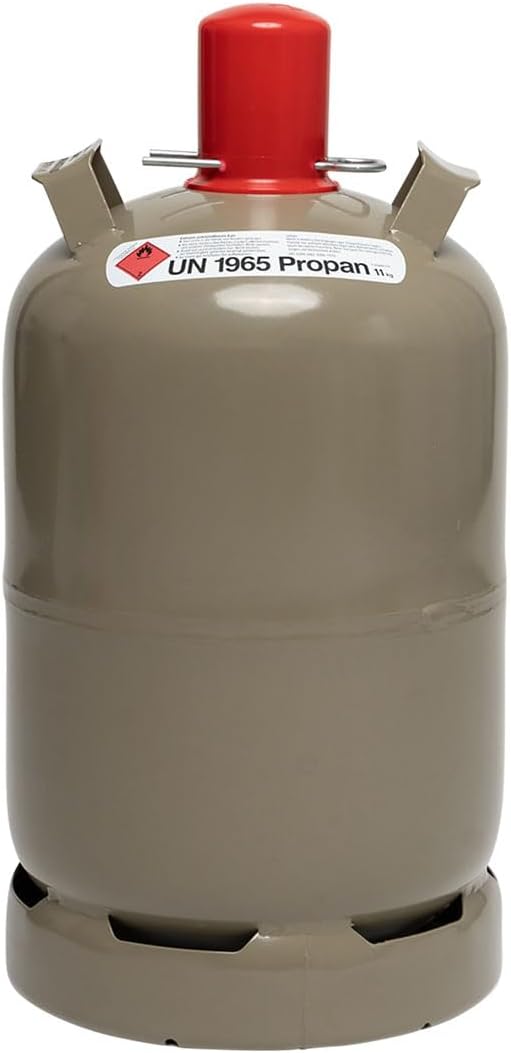 Bluecraft Eigentum Propan Gasflasche 5 kg/11 kg – regeneriert, 10 Jahre geprüft