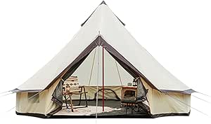 Tente de camping - VEVOR - 4 Saisons Familial avec Trou de Poêle, pour... pas cher