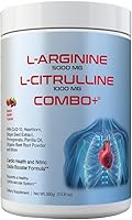 Vista 8 de L-Arginina 5000 mg y L-citrulina 1000 mg Combo+ - Cereza, 30 porciones, 13.76 oz de óxido nítrico en polvo de mezcla de bebida - CoQ10 y raíz