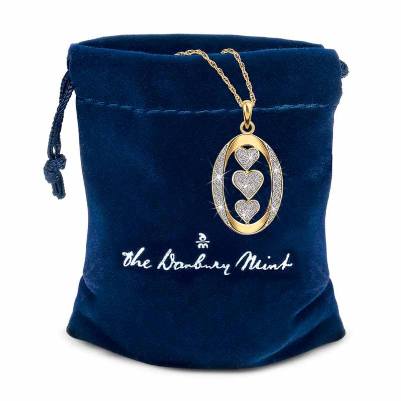 Danbury Mint Birthstone Daughter Necklace Birthstone Daughter