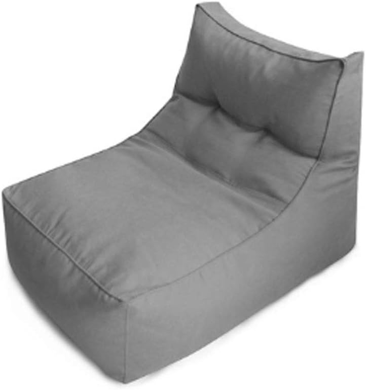 Large Lazy Sofa Cover Without Padding Recliner Seat Bean Bag Sofa Bean Bag Cover Living Room(D)