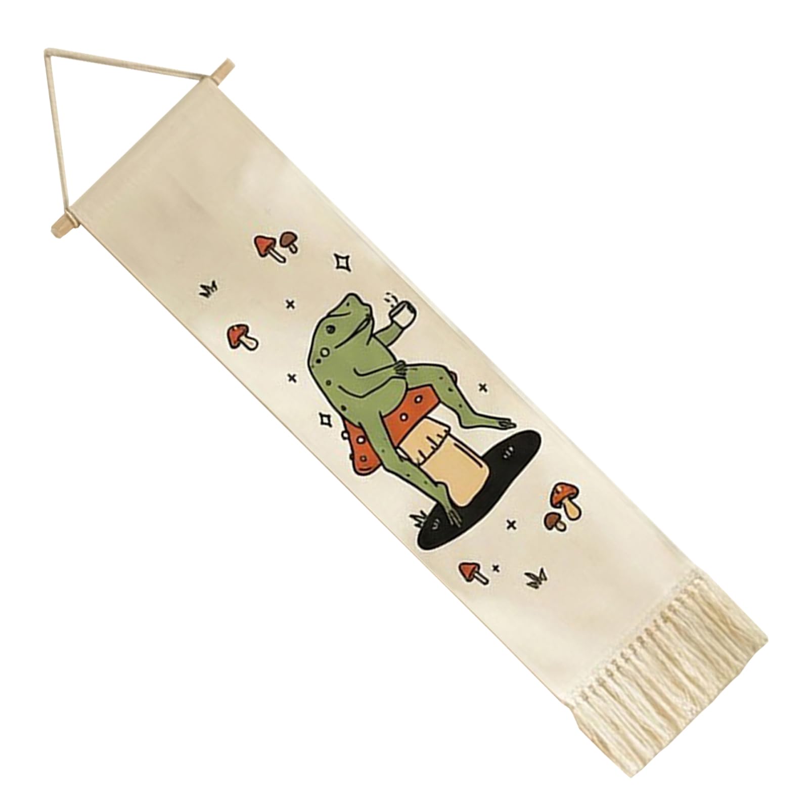 Kalttoy Tapestry with Tassels Long Vertical Wall Hanging Bohemians Farmhouse Wall Art Decors for Bedroom Living Room Nursery Long Vertical Hanging Decors