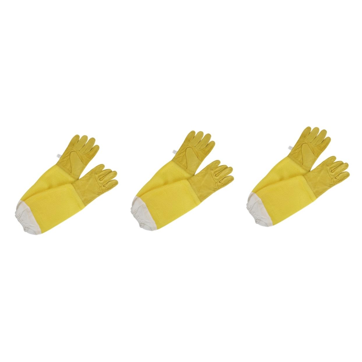 3stücke Spezialhandschuhe Für Bienenzucht Schafsleder Stichfest Und Zubehör Für Imker Für Sicheres Arbeiten Mit Bienen
