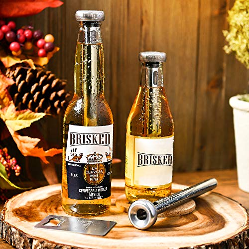 Beer Chiller Sticks For Bottles Set | 3 Stainless Steel Cooling Chillers | Christmas Gift Accessories | Cooler Gag Idea For Mens Birthday Gifts #TOP4