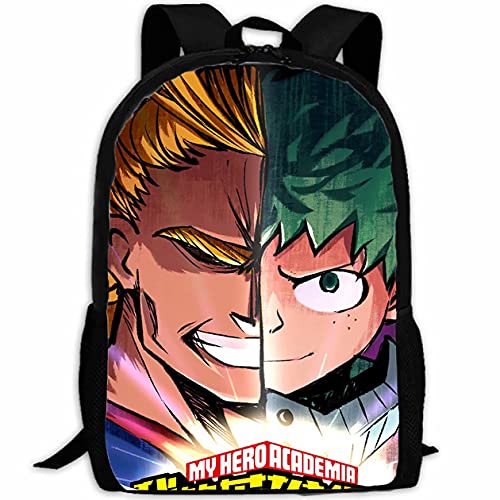Anime My Hero Academia Backpack with Side Pockets Student College School Laptop Shoulder Todoroki Book Bags