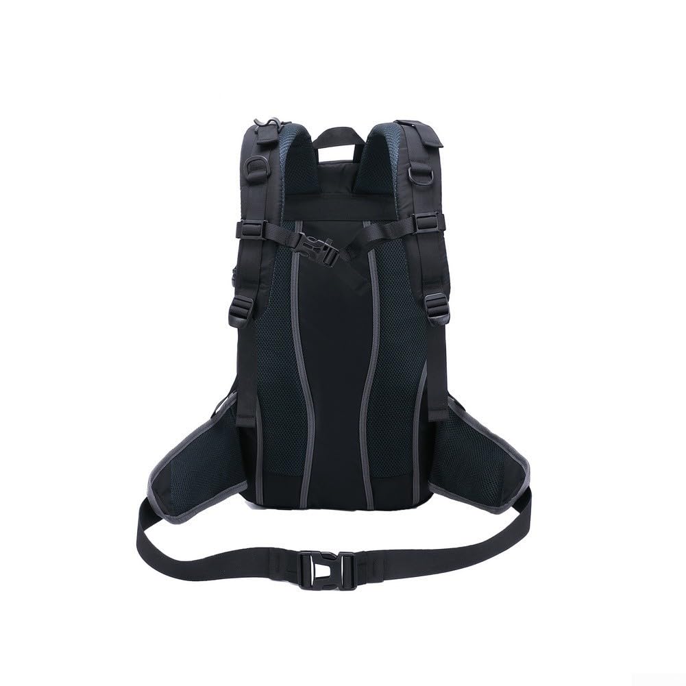Zaino impermeabile dello zaino dell'escursionismo di grande capacità | Zaino da trekking impermeabile di grande capacità con copertura antipioggia, zaino ergonomico in nylon per viaggi all'aperto