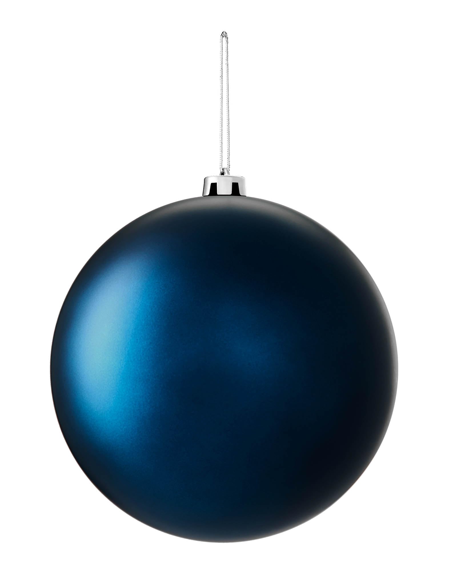 Werchristmas Navy Blue Large Shatterproof Bauble
