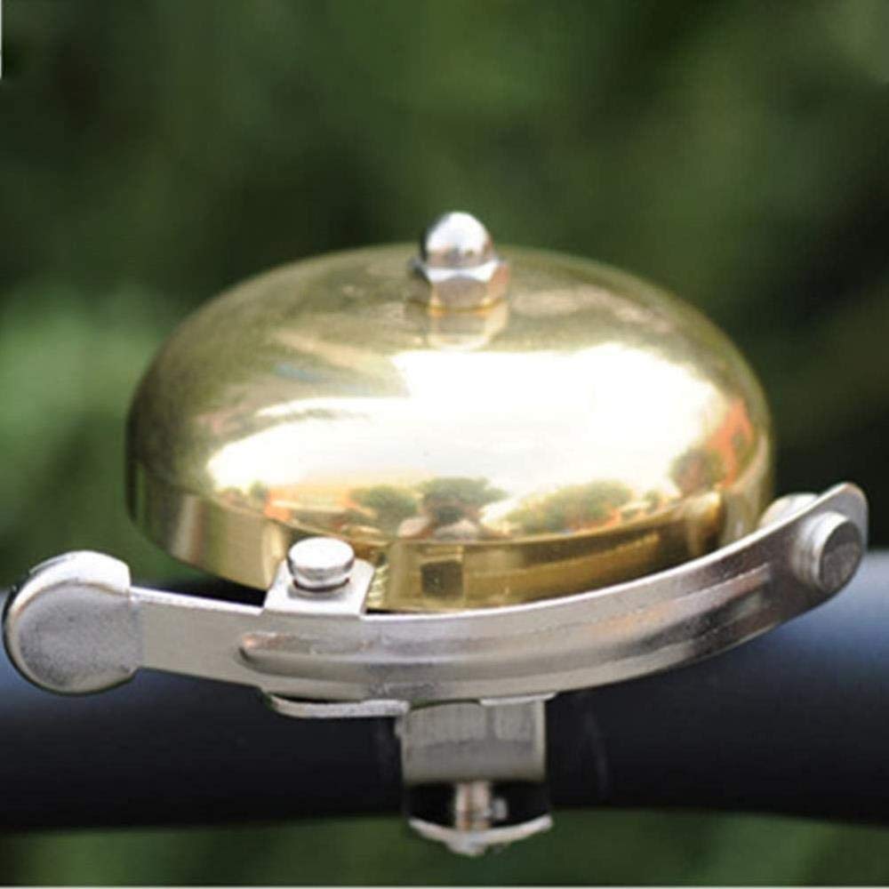 Lauter knackiger klarer Klang Fahrradklingel, Kupfer Fahrradklingel Lauter Ton Fahrradhupe Vintage Fahrrad Lenkerklingel for Mountainbike Rennrad Teile Zubehör