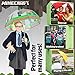 Minecraft Stick Umbrella for Kids, Clear Dome with J-Shaped Handle - Boys Gifts (Transparent)