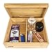 Rolling Tray Stash Box - Extra Large Bamboo Box w/ Ample Storage Space to Organize All Smoking Accessories - Comes with Convertible Rolling Tray Lid