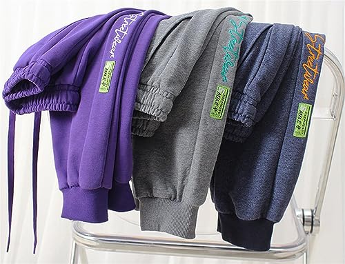 Image of HILEELANG Toddler Boy Sweatpants Kids Sport Jogger Cotton Casual Active Playwear Sweats Pants 2-Pack