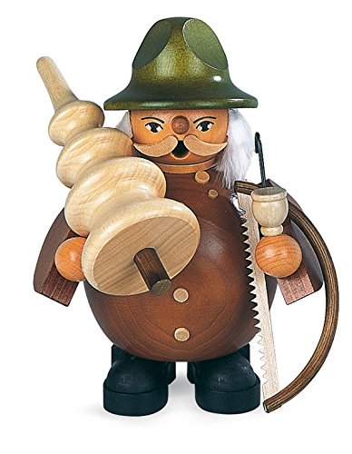 Petit Baumfäller figurine bois pour rompre la monotonie d'une étagère