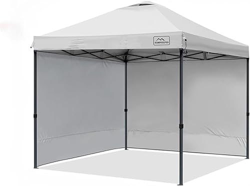 Miniatura 7 de KAMPKEEPER Tienda de campaña desplegable de 10 x 10, impermeable, sombra portátil con paredes laterales, refugio instantáneo ajustable al aire libre
